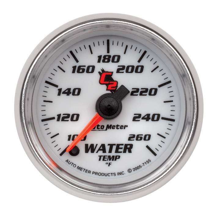 AutoMeter - AutoMeter C2 Electric Water Temperature Gauge 7155