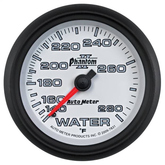 AutoMeter - AutoMeter Phantom II Mechanical Water Temperature Gauge 7831