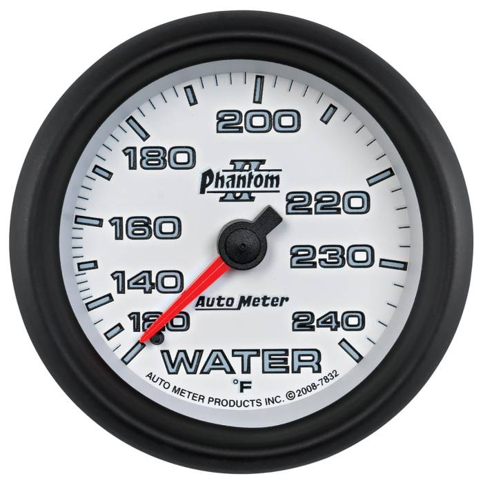 AutoMeter - AutoMeter Phantom II Mechanical Water Temperature Gauge 7832