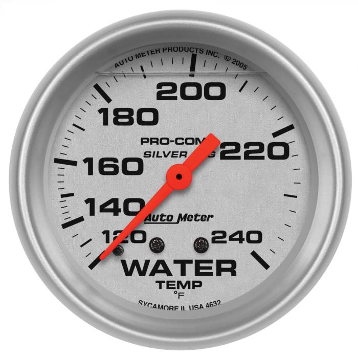 AutoMeter - AutoMeter Ultra-Lite LFGs Water Temperature Gauge 4632
