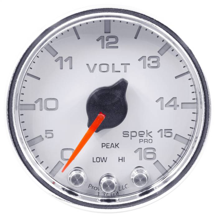 AutoMeter - AutoMeter Spek-Pro Electric Voltmeter Gauge P34411