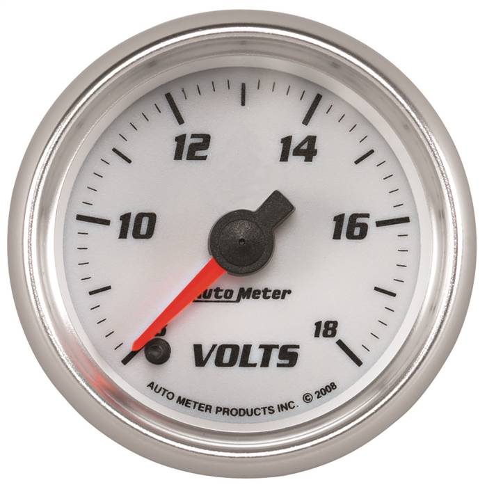 AutoMeter - AutoMeter Pro-Cycle Digital Voltmeter Gauge 19792