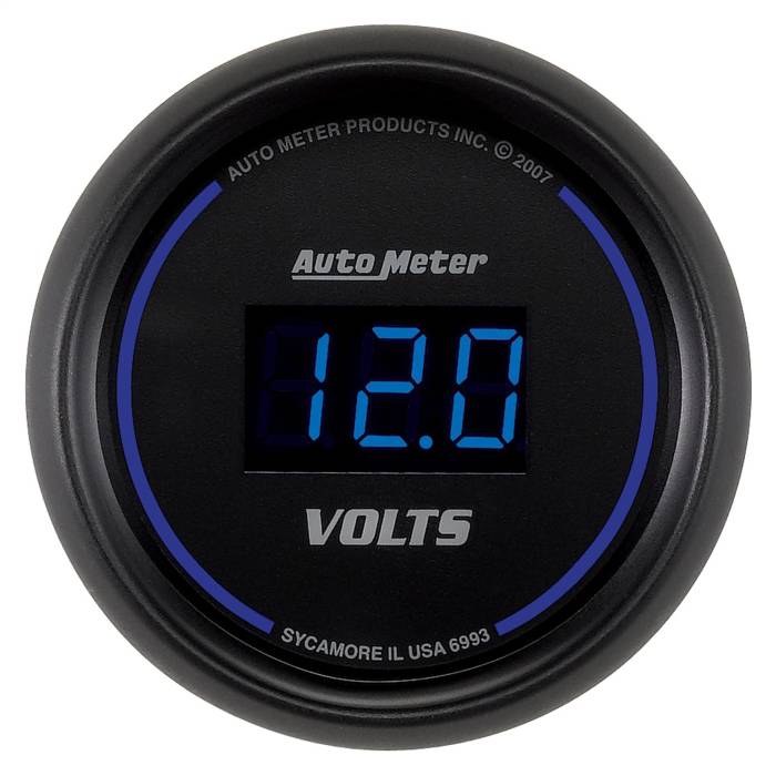 AutoMeter - AutoMeter Cobalt Digital Voltmeter Gauge 6993