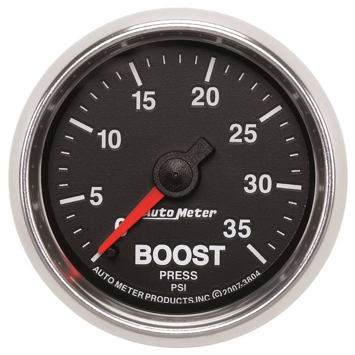 AutoMeter - AutoMeter GS Mechanical Boost Gauge 3804