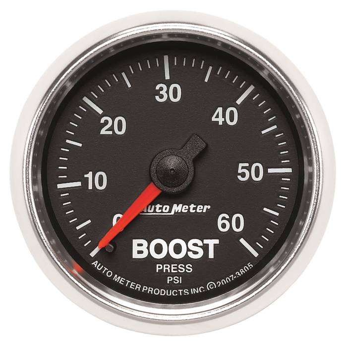 AutoMeter - AutoMeter GS Mechanical Boost Gauge 3805