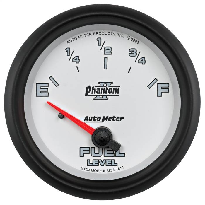 AutoMeter - AutoMeter Phantom II Electric Fuel Level Gauge 7814