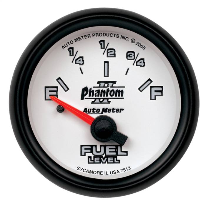 AutoMeter - AutoMeter Phantom II Electric Fuel Level Gauge 7513