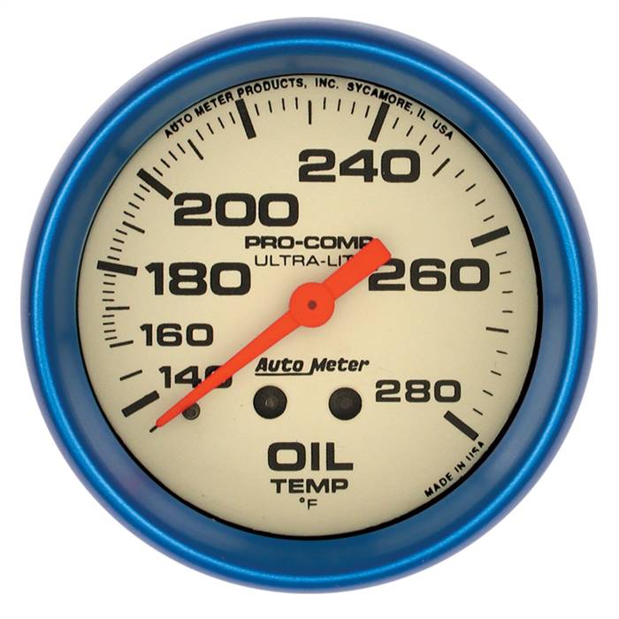 AutoMeter - AutoMeter Ultra-Nite Oil Temperature Gauge 4541