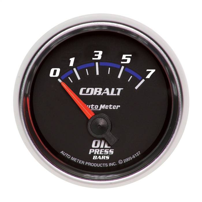 AutoMeter - AutoMeter Cobalt Electric Oil Pressure Gauge 6127-M