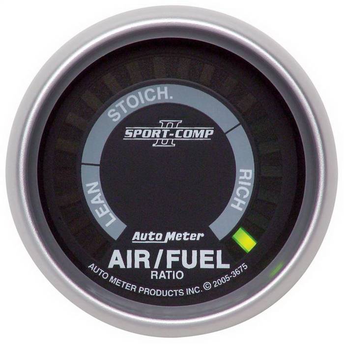 AutoMeter - AutoMeter Sport-Comp II Electric Air Fuel Ratio Gauge 3675