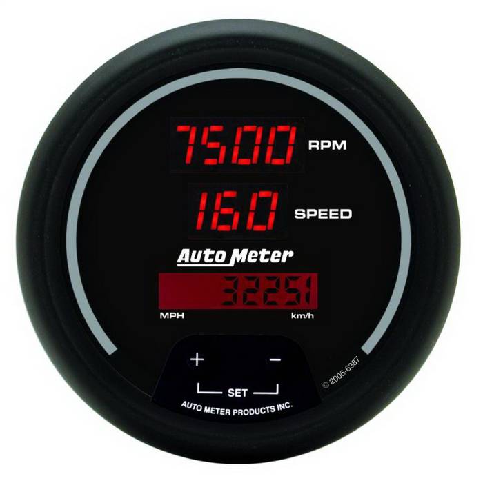 AutoMeter - AutoMeter Sport-Comp Digital Tach/Speedo Combo 6387