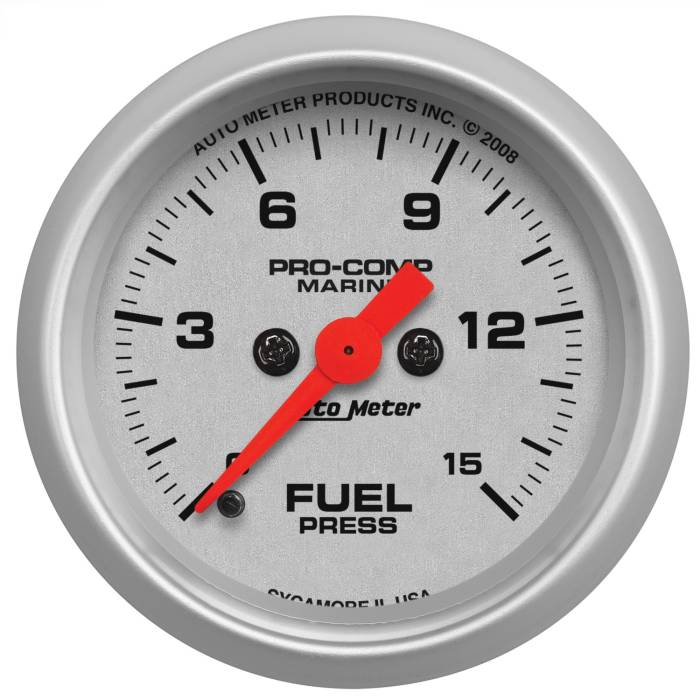 AutoMeter - AutoMeter Marine Fuel Pressure Gauge 200848-33