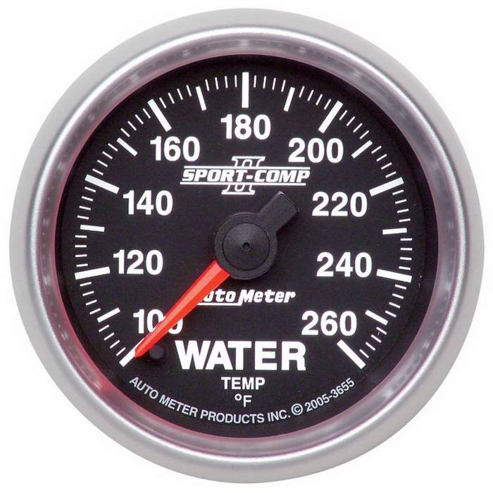 AutoMeter - AutoMeter Sport-Comp II Digital Water Temperature Gauge 3655
