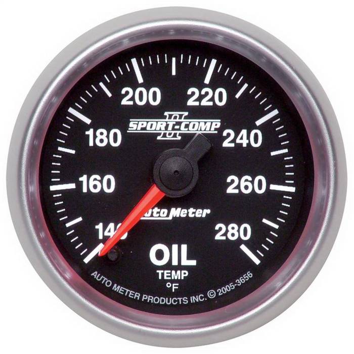 AutoMeter - AutoMeter Sport-Comp II Digital Oil Temperature Gauge 3656