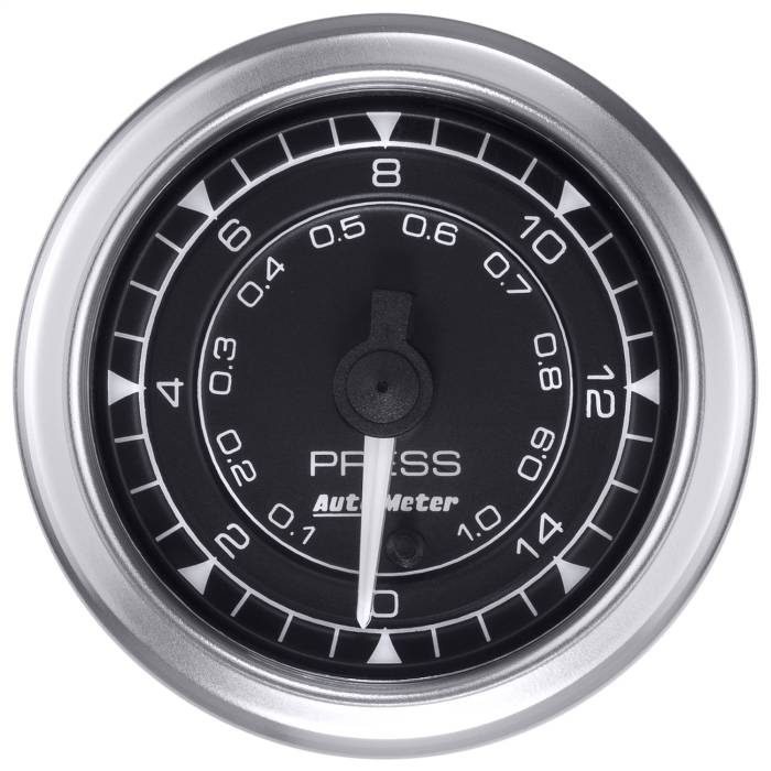 AutoMeter - AutoMeter Chrono Fuel Pressure Gauge 8162