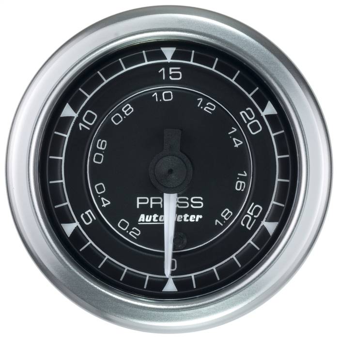 AutoMeter - AutoMeter Chrono Fuel Pressure Gauge 8164