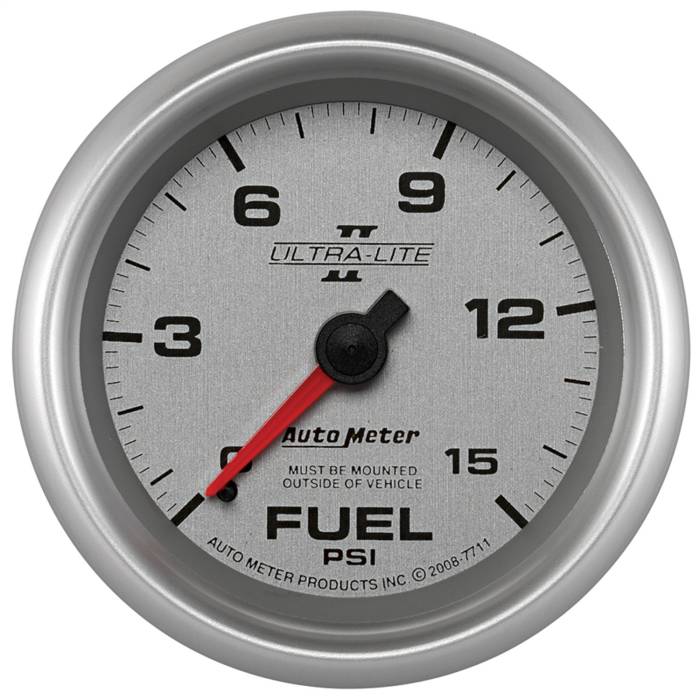 AutoMeter - AutoMeter Ultra-Lite II Mechanical Fuel Pressure Gauge 7711
