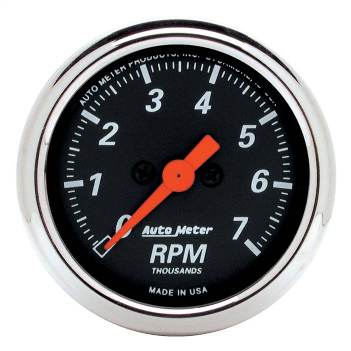 AutoMeter - AutoMeter Designer Black In-Dash Electric Tachometer 1477