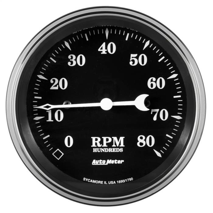 AutoMeter - AutoMeter Old Tyme Black Electric Programmable Speedometer 1790
