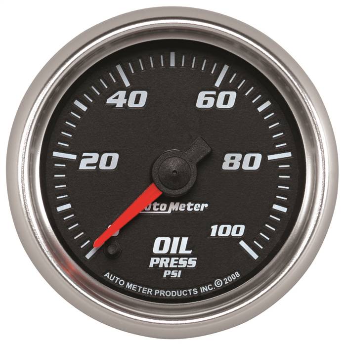 AutoMeter - AutoMeter Pro-Cycle Oil Pressure Gauge 19652