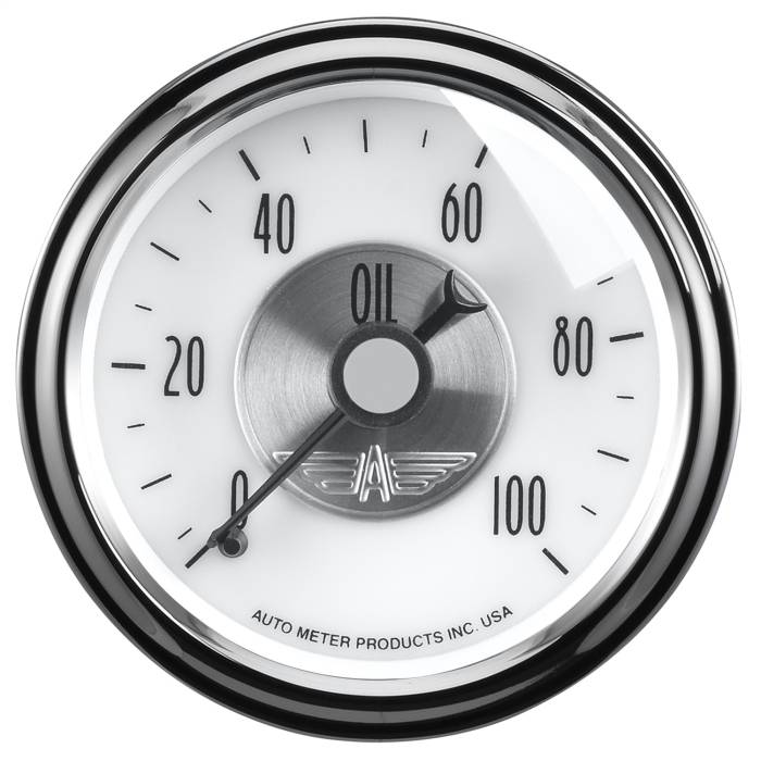 AutoMeter - AutoMeter Prestige Series Pearl Oil Pressure Gauge 2023