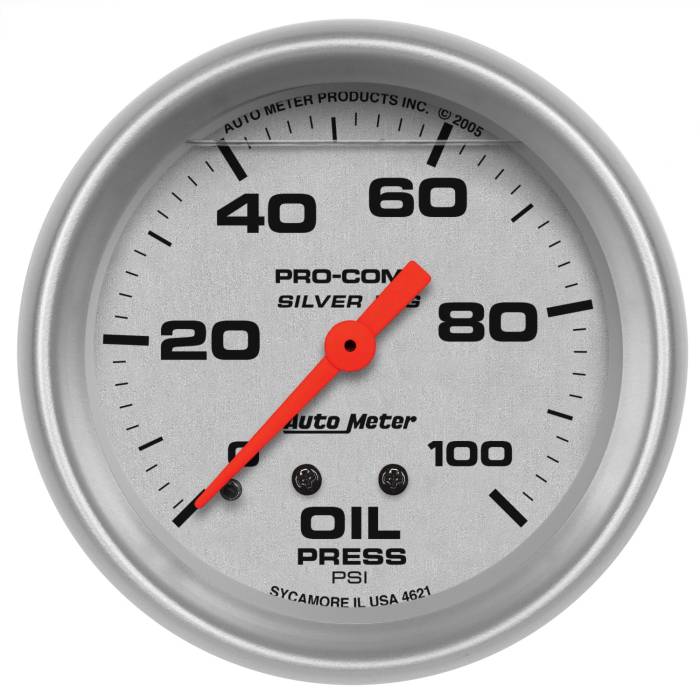 AutoMeter - AutoMeter Ultra-Lite Mechanical Oil Pressure Gauge 4621