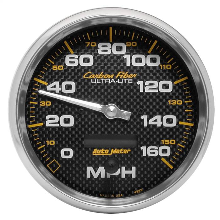 AutoMeter - AutoMeter Carbon Fiber In-Dash Electric Speedometer 4889