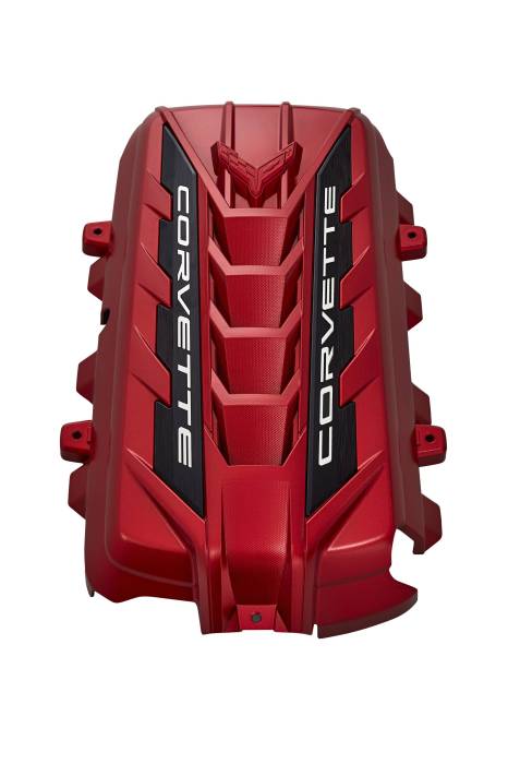 GM (General Motors) - 12697368 - 2020+ Corvette LT2 Engine Cover (Edge Red)