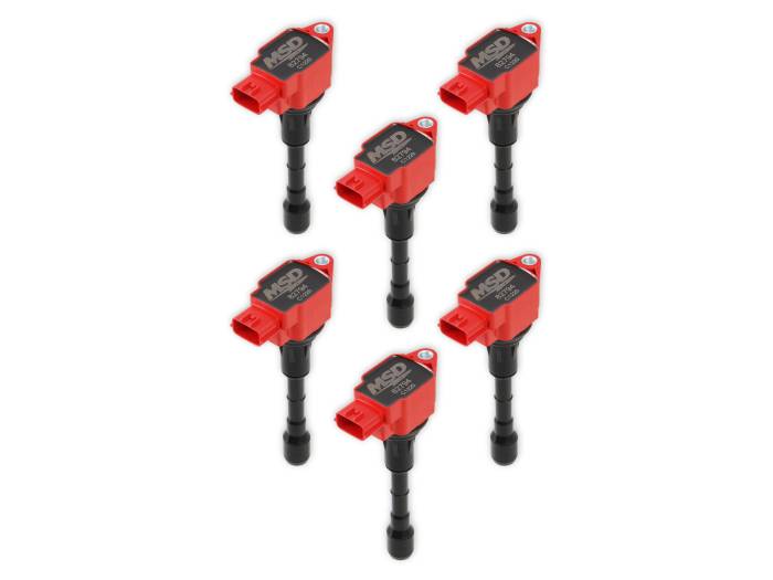 Ignition-Coil---Blaster-Series---Fits-NissanInfiniti-3.7L---Red---6-Pack