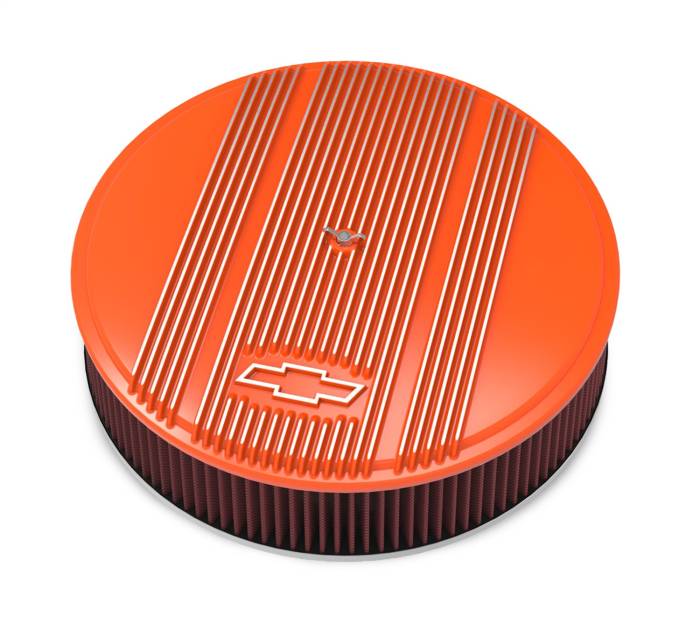 Vintage-Series-Gm-Licensed-Air-Cleaner---Factory-Orange-Machined