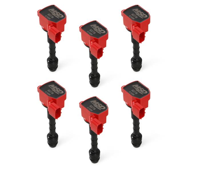 Ignition-Coil---Blaster-Series---Fits-NissanInfiniti-3.5L---Red---6-Pack