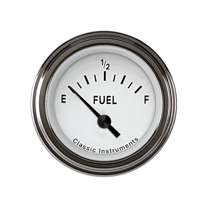 Tetra-Series,-White-Fuel-Gauge-0-30