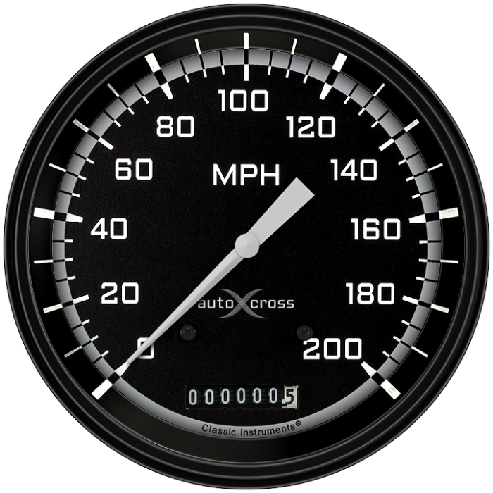 Auto-Cross-Grey-5In-Speedo-200-Mph