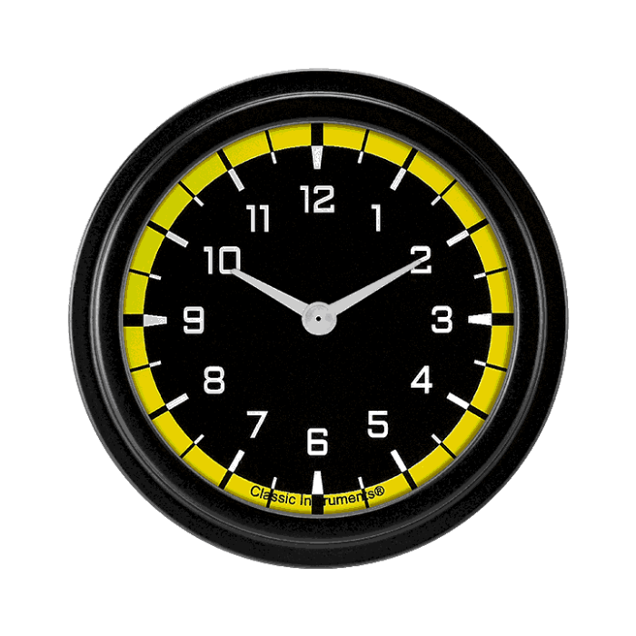 Auto-Cross-2-58In-Clock-Yellow