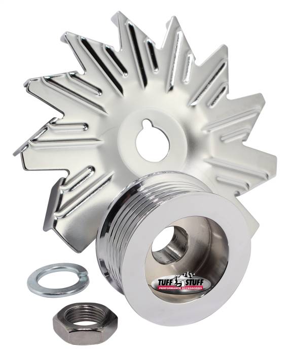 Tuff Stuff Performance - Tuff Stuff Performance Alternator Fan And Pulley Combo 7600D