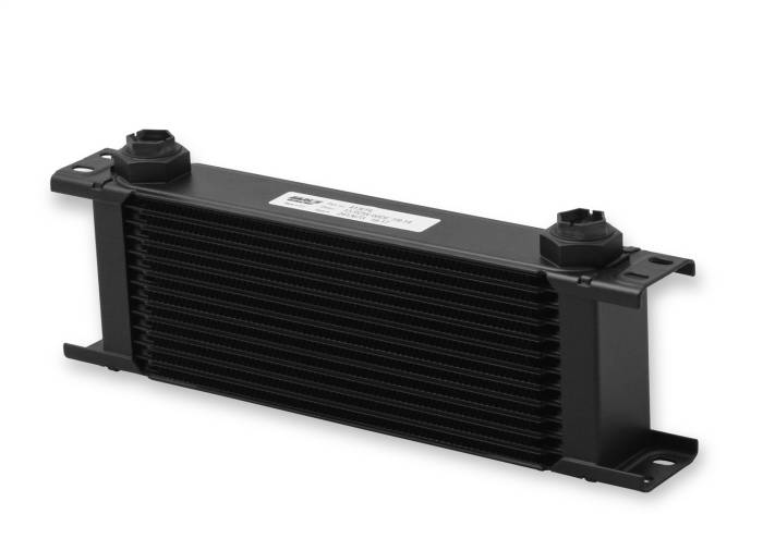 Earls-Ultrapro-Oil-Cooler---Black---13-Rows---Wide-Cooler---10-O-Ring-Boss-Female-Ports