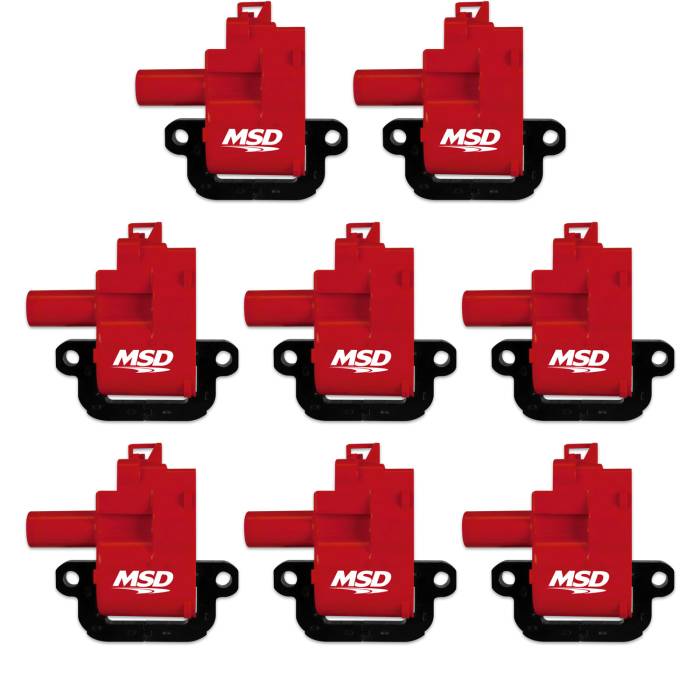 Ignition-Coil---Gm-Ls-Blaster-Series---Ls1Ls6-Engines---Red---8-Pack