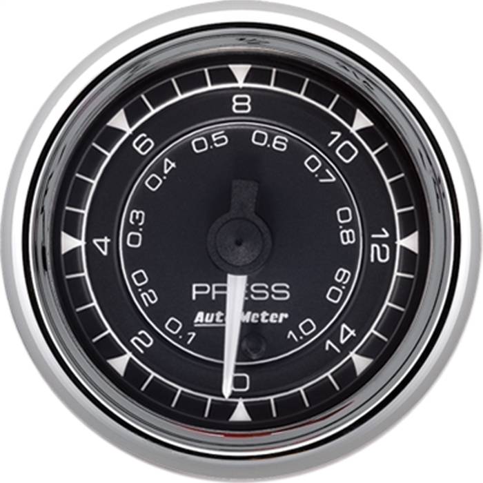 AutoMeter - AutoMeter Chrono Fuel Pressure Gauge 9762