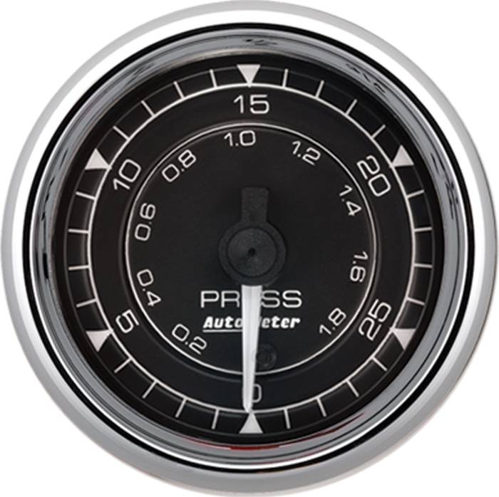 AutoMeter - AutoMeter Chrono Fuel Pressure Gauge 9764