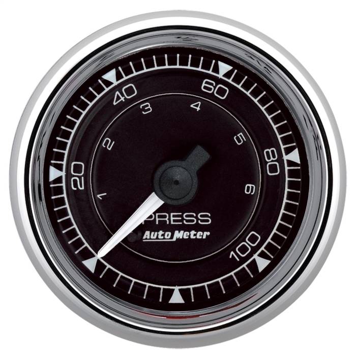 AutoMeter - AutoMeter Chrono Oil Pressure Gauge 9721
