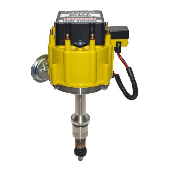 Distributor-Yellow-Cap-Ford-351C-400M-429-460-(Vacuum-Advance)