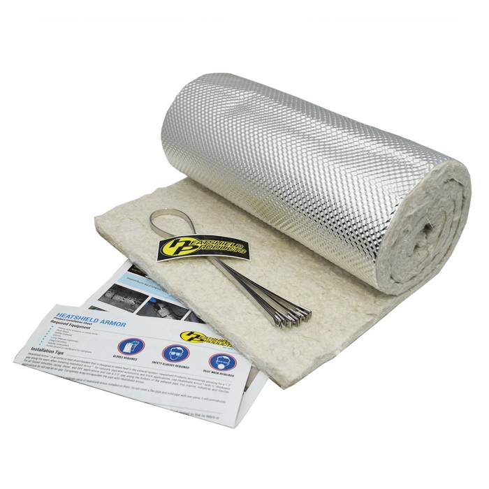 Clearance Items - Exhaust Pipe Heat Shield 1 ft x 5 ft with 6 Ties Heatshield Products 176005 (800-HSP176005)