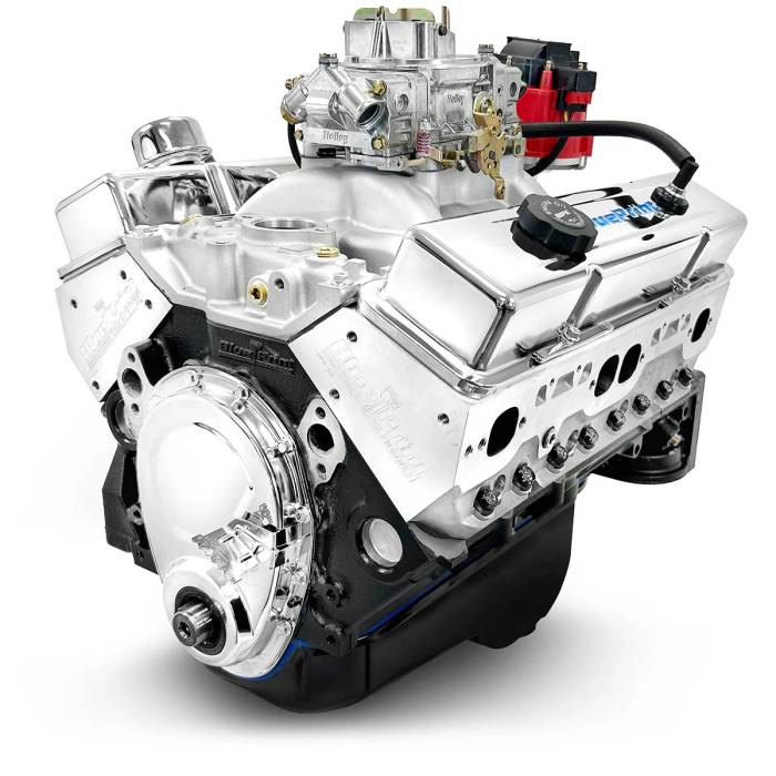 BluePrint Engines - BP3961CTC Small Block Crate Engine by BluePrint Engines 396 CI 491 HP GM Style Dressed Longblock with Carburetor Aluminum Heads Roller Cam
