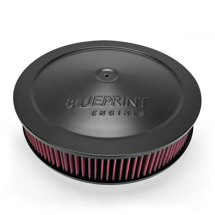 BluePrint Engines - BPP4304BK - 14" BluePrint Black Air Cleaner w/ Drop Base - Black