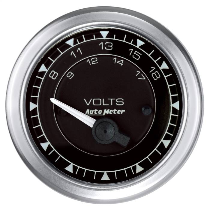 AutoMeter - AutoMeter Chrono Voltmeter Gauge 8192