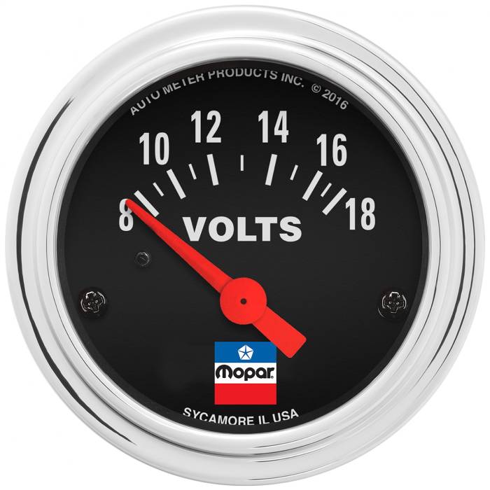 AutoMeter - AutoMeter MOPAR Classic Voltmeter 880788
