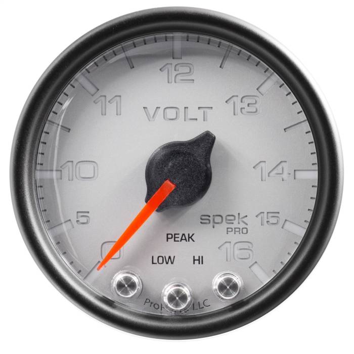 AutoMeter - AutoMeter Spek-Pro Electric Voltmeter Gauge P34422