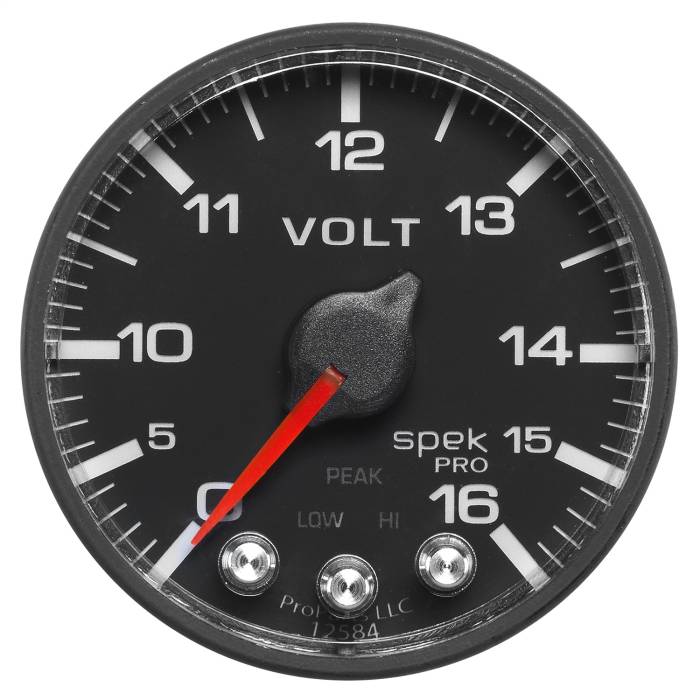 AutoMeter - AutoMeter Spek-Pro Electric Voltmeter Gauge P344328