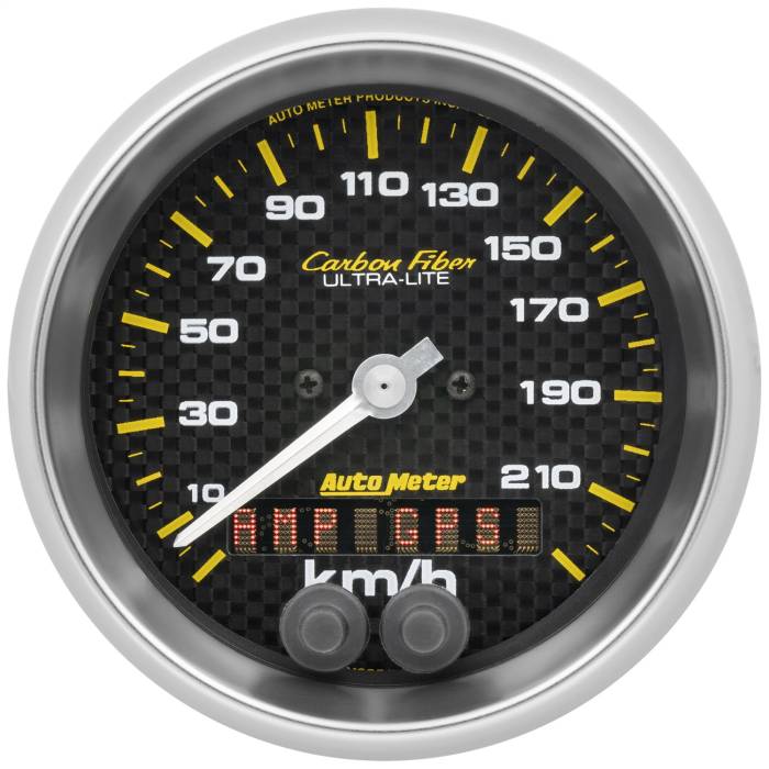 AutoMeter - AutoMeter Carbon Fiber In-Dash Electric Speedometer 4780-M