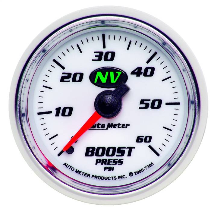 AutoMeter - AutoMeter NV Mechanical Boost Gauge 7305